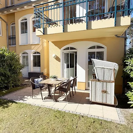 F Kurparkresidenz Whg 05 Meeresgarten Mit Terrasse Appartement Baabe